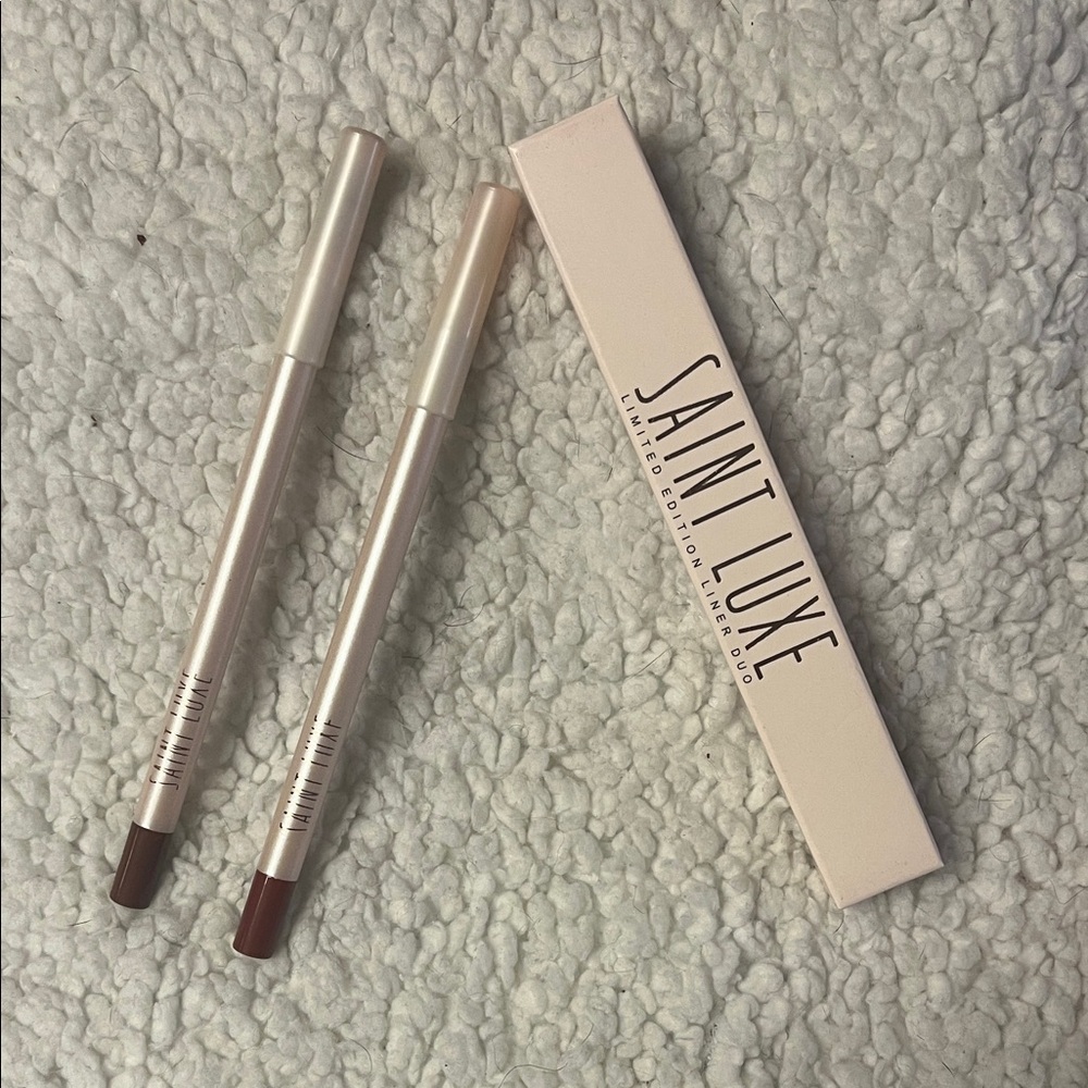 Saint Luxe Lip Liner Set in Secret Admirer and Love Letter